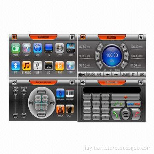 In-dash Car DVD Player, OEM Fits for Zhonghua New Grandeur, Supports BT/TV/GPS/iPod Function